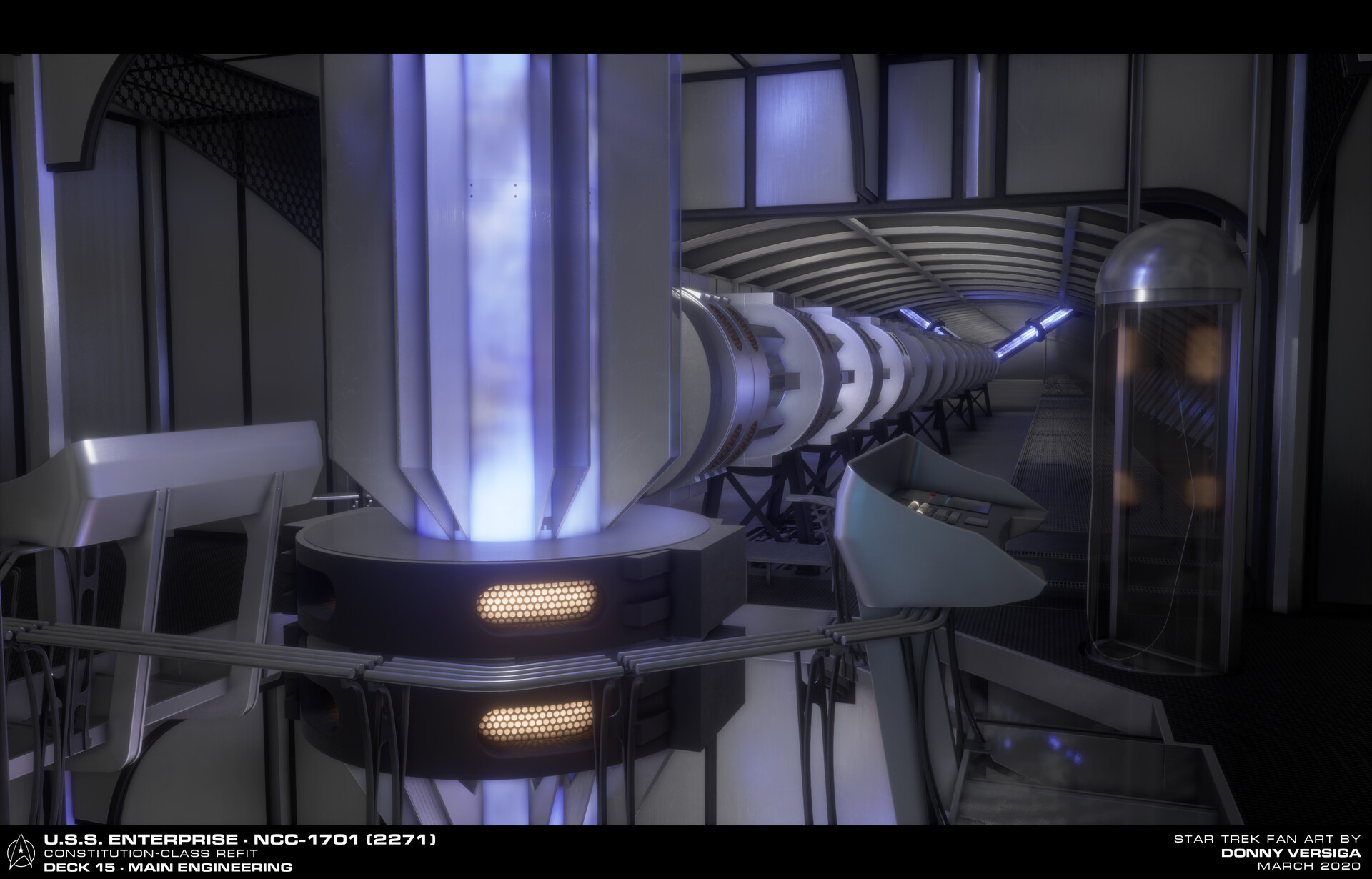 warp jádro USS Enterprise (NCC-1701) - refit